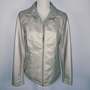 Marc New York Women's Gold Jacket Small Y2K